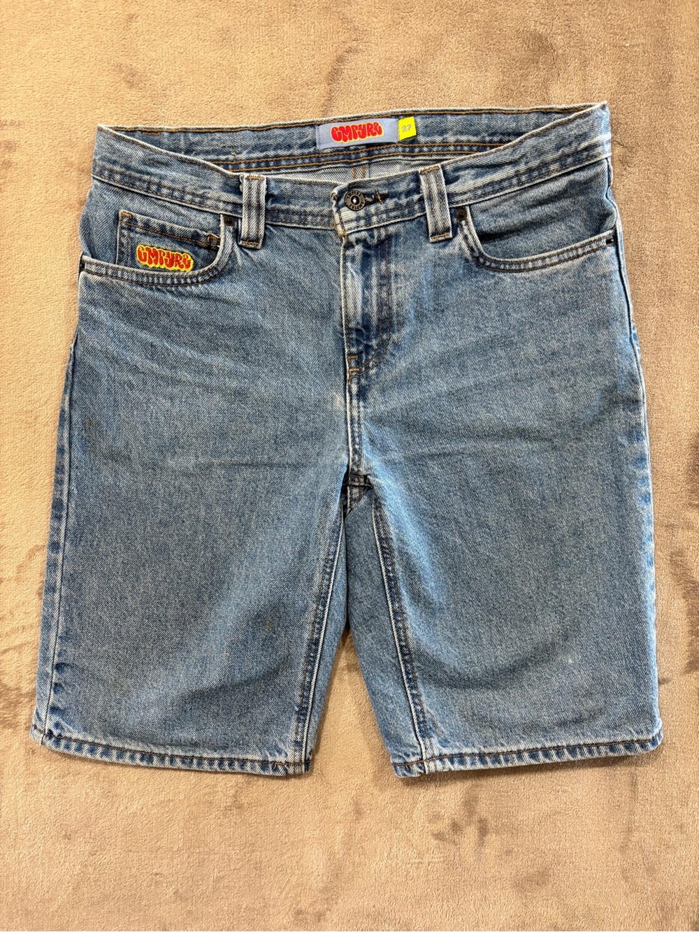 Empyre Men’s Light Wash Denim Jean cottonwood Shorts